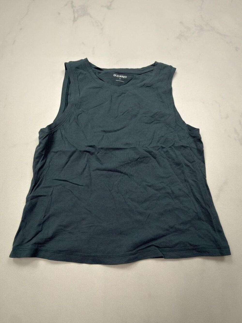 Old Navy Tank Top Navy 2000s Minimalist - Womens M